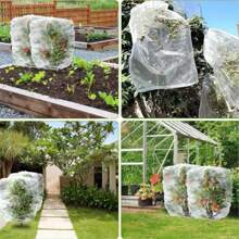 PE Fruit Tree Protective Mesh Bag With Zipper And Drawstring - Suitable For Birds, Pests And Deer In Apple Trees And Blueberry Bushes - Insect And Cicada Protective Mesh