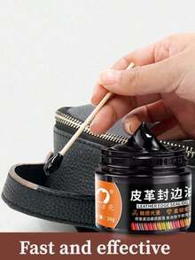 Black Leather Repair Paste, Leather Color Restoration Care, Suitable For Vinyl Furniture, Sofa, Car Seats, Shoes Leather Repair Kit - Restores Faded And Scratched Leather Sofa Color - Black - View 2