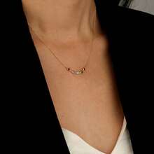 Multi-Stone Birthstone Necklace, Personalized Silver Birthstone Necklace, Family Birthstone Necklace, Birthday Gift, New Year's Gift