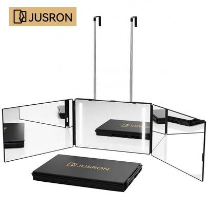 360 Viewing Angle Self Hair Cutting Mirror, Clear Anti-Fog HD Glass,Mother's Day Gift, Personal Care Mirror,Cheap,Valentine's Day,Cheap Items,Travel,Travel Essential,Room Decor,Valentine's Gift,Cheap Stuff,Room,1 Dollar Items,Vacation Essentials,Gifts For Women,Bedroom,Valentine,99 Cent