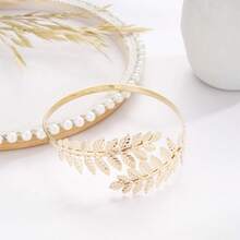 1pc Fashionable Leaf Bracelet, Suitable For Women To Wear Casually In Spring And Summer - Leaves - View 3