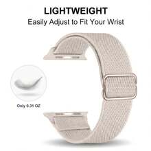 CTPOR 1pc Nylon Stretch Band Buckle Loop Sport Strap Compatible With Watch Band Compatible With Apple Watch Strap 38mm 40mm 41mm 42mm 44mm 45mm 49mm, Soft Silicone Waterproof Strap Compatible With Watch Strap Compatible With Apple Watch Series Ultra 8 7 6 5 4 3 2 1 SE Women Men Parts Replacement