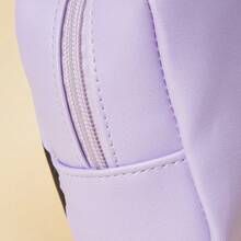 Miniso 1个史努比彩色化妆包，多层内衬方便收纳化妆品，适合日常使用或旅行 - 紫色 - 查看 5