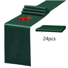 1pc Rose Gold Satin Table Runner, 30x275cm Long, Elegant Tablecloth For Weddings, Parties, Graduations, Engagements - Multicolor - View 23