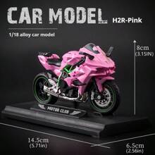 Nouvelle arrivée 2025 - Moto en alliage - Kawasaki HR2 - Amélioré et renforcé - Jouet de moto - Voiture jouet pour enfants - Jouet pour garçons - Cadeau pour fête, anniversaire, Pâques, Halloween, Noël - Jouet pour enfants, rentrée scolaire