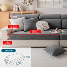 1pc Stretch Jacquard Sofa Cover, Machine Washable, Anti-Cat Scratch, Furniture Protector Sofa Cushion Cover Set With Recliner Slipcover, For Modern Living Room, Bedroom, Office Decor Room Decor Home Decor Living Room Decor Couch Cover Sofa Covers