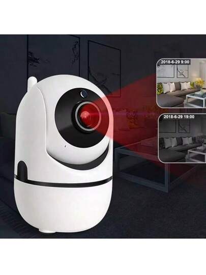 1pc High Definition Wireless Wi Fi Home Camera, Baby Pet Monitor, Night Vision Motion Detection Function, Two Way Voice, Record Monitoring. view 9