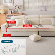 1pc Stretch Jacquard Sofa Cover, Machine Washable, Anti-Cat Scratch, Furniture Protector Sofa Cushion Cover Set With Recliner Slipcover, For Modern Living Room, Bedroom, Office Decor Room Decor Home Decor Living Room Decor Couch Cover Sofa Covers
