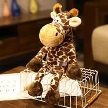 Forest Simulation Animal Plush Toys Soft Plush Lion Toys Cuddly Monkey Giraffe Zebra For Boys Girls Fluffy Stuffed Animal Playing Plush Toys Holiday Gifts Birthday Decor Easter Party Christmas Gifts - Multicolor - View 3