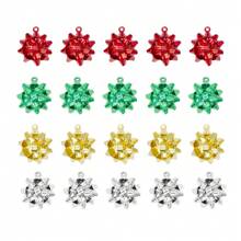 4 Pairs Christmas Bow Earrings, Christmas Bow Stud Earrings, Holiday Earring Set, Christmas Jewelry Gift