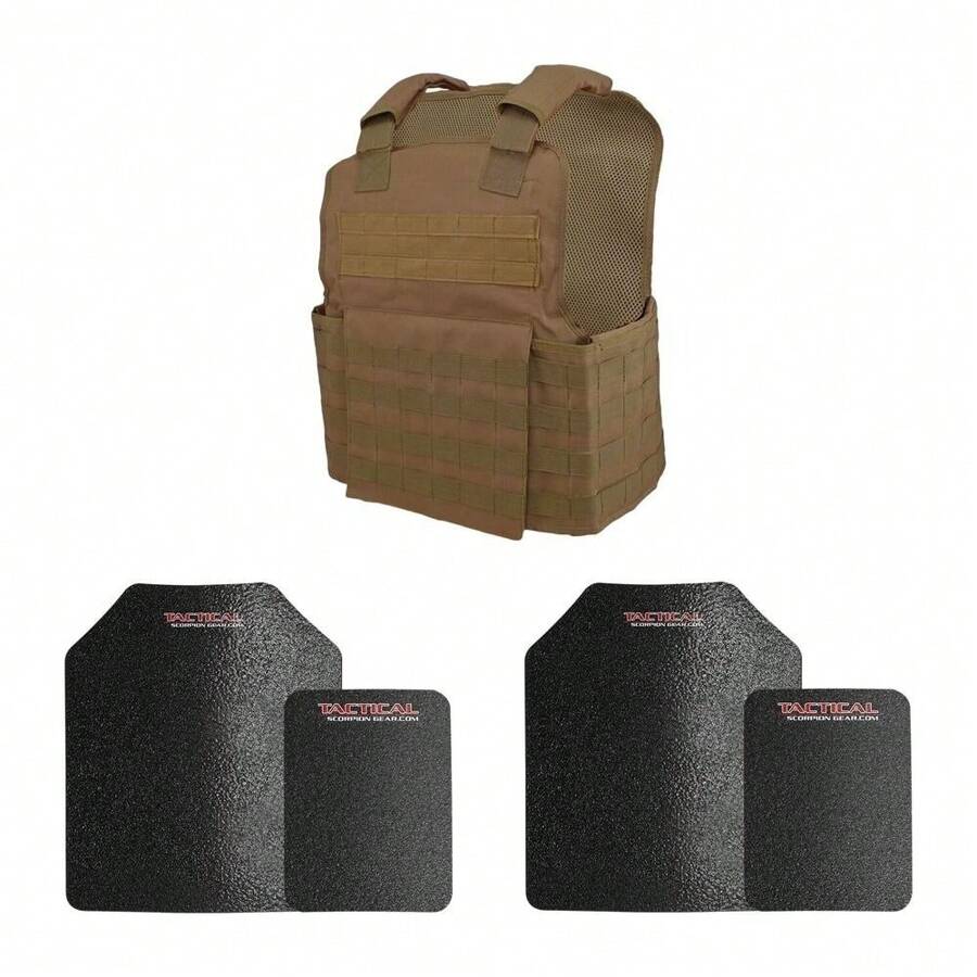Tactical Scorpion, Level 4, Body Armor, Vest - Coyote Brown -