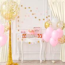 Party Backdrop Curtains, Rod Pocket Fabric Curtains, Fabric Backdrop Curtains, Party Decorations, 5 X 7/8/10 Feet, 1/2 Panels