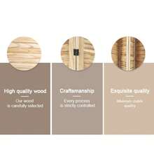 Room Dividers And Folding Privacy Screens,  Easy To Move And Freestanding, For Room Partition - Khaki - View 7