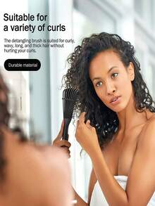 1 PC Hair Comb Detangling Brush Scalp Massage Hair Brush Detangler Brush For Curly Hair Thick Hair Octopus Hairbrush Women Men Salon,Hair Brush,Comb,Hair Tools,Hair Products And Accessories For Barber Salon Beauty Travel Essentials - Multicolor - View 5