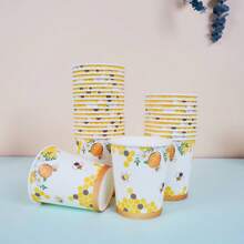 10/25/50 Pieces, 9-Ounce Cartoon Animal Themed Paper Cup Party Supplies, Disposable Party Paper Cups. Suitable For Multiple Use, Picnic Supplies, Birthday Parties, Camping, Decoration, And Celebration Events. Party Gifts, Bridal Showers, Restaurant Decorations, Kitchen Utensils, Parties, Dinosaurs, Whales, Bees, Elephants