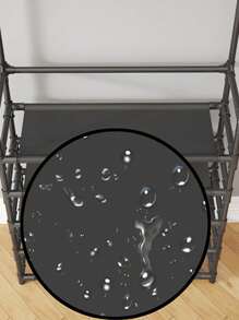 1 peça de sapateira simples para entrada, prateleira de armazenamento integrada multicamadas, sapateira e cabideiro combinados, à prova de poeira, economiza espaço, econômico, para quarto, dormitório