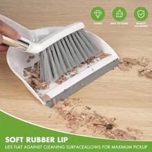 Desktop Dustpan And Brush Set, Home Use Mini Dustpan Plastic Soft Bristle Small Broom - Multicolor - View 4