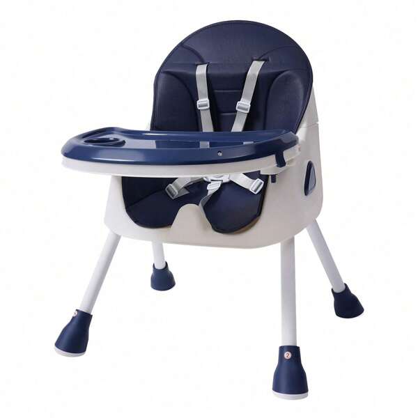 HaroldDol Blau Klappbar Kinderhochstuhl Baby Hochstuhl Babystuhl Essstuhl ab 6 Monaten