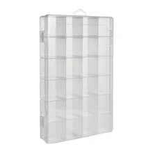 Dice Storage Box Each 24 Grids Polyhedral Dice Organizer With Removable Dividers Holding