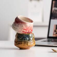 Creative Teacup Espresso Cup Vintage Ceramic Kung Fu Teacup Afternoon Tea Souvenir Cup Arabic Cup, Easter, Halloween, Christmas, Teacher's Day, Mother's Day, Father's Day Holiday Gifts, Birthday Gifts