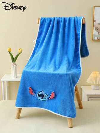 史迪奇卡通沙滩巾浴巾柔软舒适珊瑚绒超细纤维大号沙滩巾浴巾多功能方形学生浴巾礼品浴巾适用于美容院、酒店、运动、家居用品、毛巾、护肤浴巾