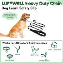 2/1 pièce Boucle métallique de rechange pour collier de chien, crochets de sécurité à double extrémité anti-morsure pour laisses de chien, attache lourde pour collier à griffes, harnais pour chiens