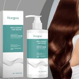 角蛋白护发霜，滋养修复秀发，强韧发质，减少干燥、毛躁和分叉，使头发更柔顺有光泽，持久保湿护发素