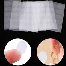 Shmian 200Pcs Clear Invisible Earlobes Protective Stickers For Stretched Ear Lobes And Relieve Strain From Heavy Earrings