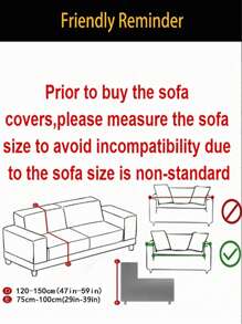 1pc Geometric Lines Printed Elastic Sofa Cover, All-Season Sofa Protector, Home Decor