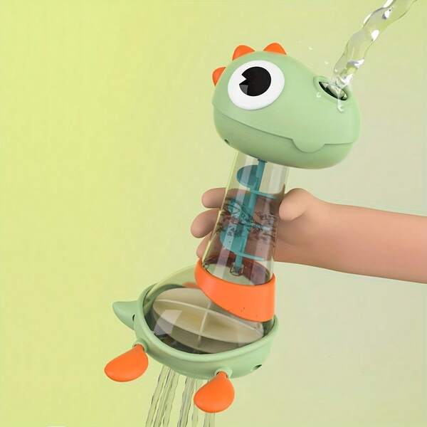 Cartoon Bathroom Spraying Dinosaur Rotating Toy, Creative Children Animal Bathtub Toy, Summer Beach Swimming Toy, Kids Bath Toy, Christmas Gift For Boys And Girls