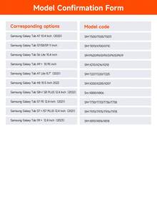 油画保护套适用于 iPad 10.2 英寸 2021/2020 iPad 第 9/8 代，兼容三星 Galaxy Tab A8 10.5 英寸 2022，Tab 保护套，带笔架，支持自动睡眠/唤醒盖 - 彩色 - 查看 10