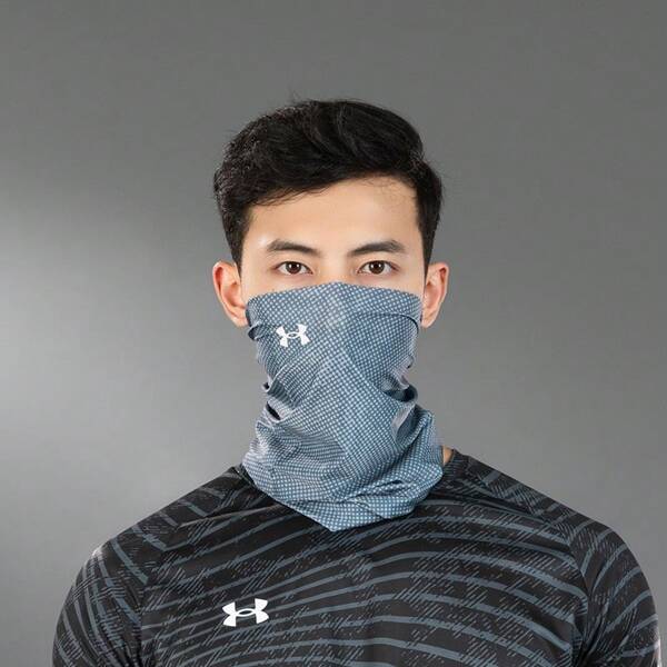 Under Armour Men's And Women's Scarf 2025 Summer New Outdoor Sunscreen Mask Cycling Face Towel Multi-Purpose Magic Headscarf 23510503-010