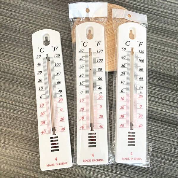 1 Stück, Innen-Thermometer für Haushalt, Garten, Gewächshaus, zum Aufhängen an der Wand, Umgebungsthermometer für Kühlschrank, Gefriertruhe, für den Tisch