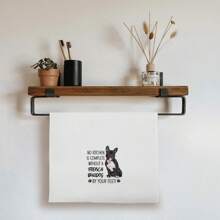 1pc  Kitchen Room Decor  Mother Day Gift French Bulldog Kitchen Towels - French Bulldog Gifts For Women, Gifts For French Bulldog Lovers, No Kitchen Is Complete Without A French Bulldog Dog Hand Towels Dish Towels, 16x24