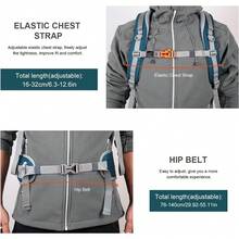 40L Hiking Backpacks Trekking Rucksack With Rain Cover Light Daypacks For Travel Camping Climbing Mountaineer Outdoor Sport - 40l-turquoise - View 3