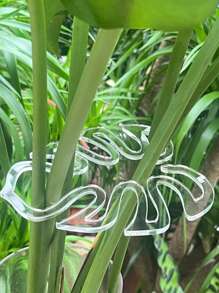 Anti-Lodging Support, Bamboo Mat Anti-Lodging Support Fixer For Potted Plants, Green Plant Fixed Clip For Hydroponics, Flower Stem Gathering Rack For Gardening