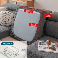 1pc Stretch Jacquard Sofa Cover, Machine Washable, Anti-Cat Scratch, Furniture Protector Sofa Cushion Cover Set With Recliner Slipcover, For Modern Living Room, Bedroom, Office Decor Room Decor Home Decor Living Room Decor Couch Cover Sofa Covers