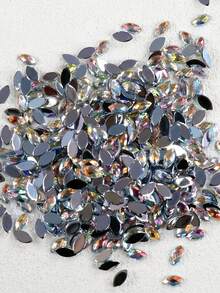 700pcs Vibrant Mixed Color Teardrop Rhinestones - Flat Back Nail Art Gems For DIY Crafting, Bags, Accessories Decoration - Includes Storage Case, Unscented, Perfect For Manicure, Nails, And Craft DIY Projects