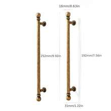 4pcs/8pcs Vintage Brass Zinc Alloy Cabinet Handles - Classic European Style, Perfect For Bedroom & Kitchen Wardrobes