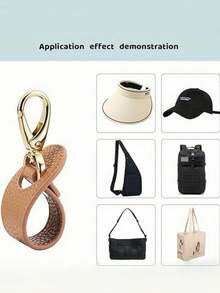 1pc便携式金属多功能帽夹，旅行收纳神器，轻松固定帽子、包包等物品，解放双手，适合购物、旅行、户外活动及日常使用，金属材质，防滑设计，承重稳定，是户外探险、旅行出行的必备配件，让你的旅途更轻松有序 - 彩色 - 查看 8