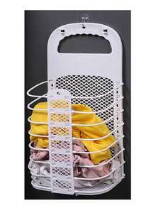 1pc No Drill Needed Wall Mounted Storage Basket, Random Color - Multicolor - View 2