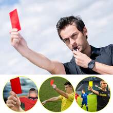 Hot Selling Combo Set, Essential Outdoor Competition Referee Supplies (Includes Red/Yellow Cards + Whistle + Armband + Notebook) - Multicolor - View 6