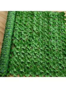 50cm/19.7inX300cm/118in, Garden Fence, Extendable Artificial Ivy Privacy Fence Screen - Plastic Rattan Leaf Board, Suitable For Artificial Green Walls, Balcony Shading Decoration, Fake Lawn Roller Blind Fence, Shade Net Leaf Hedge, Outdoor Garden Decoration, Patio, Patio, Balcony Decoration, Multifunctional Hedge Covering, Suitable For Thanksgiving - Green - View 3
