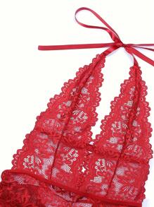 Women Plus Size Sexy Lace Teddy Lingerie