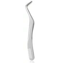 2-In-1 Multi-Purpose Eyelash Comb & Tweezers, Colorful Eyelash Curler, Creative DIY Eyebrow Brush, Stainless Steel Eyelash Extension Tweezers With Comb, Fashion New Design - Pink - View 14