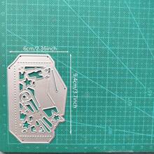 1pc Graduation Season Greeting Card Decoration Metal Cutting Tool Mold DIY Crafts Scrapbook Paper Knife Process