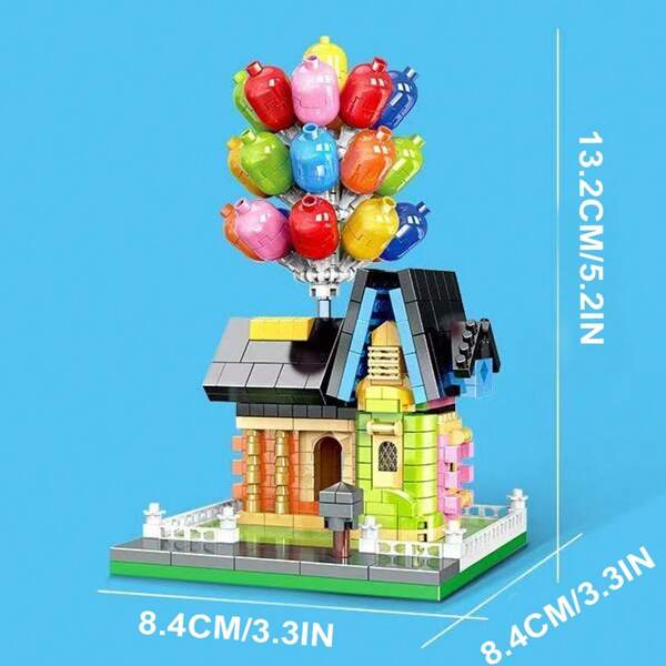 2025 Castle House Flying Up Adventure Series Girls Princess Building Block Toy Model, Educational Gift