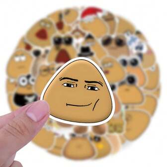 55 sztuk/opakowanie My Pet Alien Pou Vintage Romantic Estetyczne Naklejki Doodle, Cute Cartoon Fun Estetyczne Naklejki Etykiety Pakiet Do Scrapbookingu, Samoprzylepne Uszczelki, Artykuły papiernicze, Karty, Koperty, Gitary, Instrumenty, Dekoracje, Prezenty, Imprezy, Nagrody, Motywacja, Nowy Rok, Zima