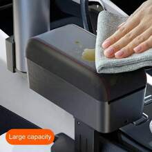 Adjustable Car Armrest Pad With Cup Holder, Comfortable Armrest Extender, Height Adjustable Arm Rest Storage Box For Most Vehicles
