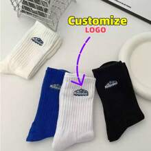 Customizable Socks - Can Be Customized With Personal Name Or Logo According To Individual Needs. Whether It's For Displaying Your Unique Style Or For Team/Event Identification, It Can Showcase Your One-Of-A-Kind Personalized.